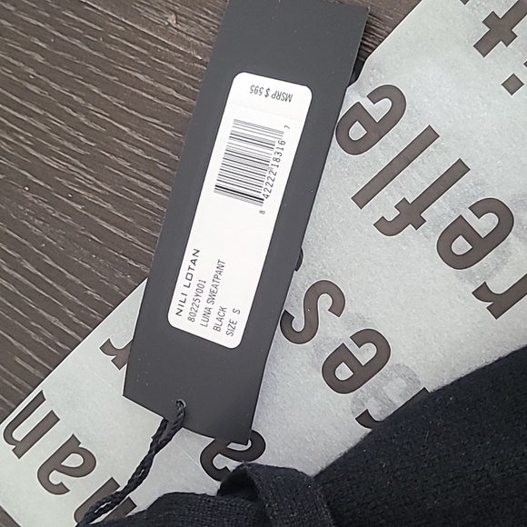 NWT Nili Lotan Luna Cashmere Sweatpant - Picture 3 of 6